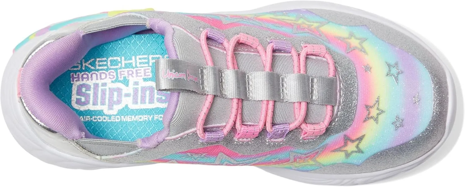 Skechers Girl's Unicorn Dreams-Starry Lite Sneaker