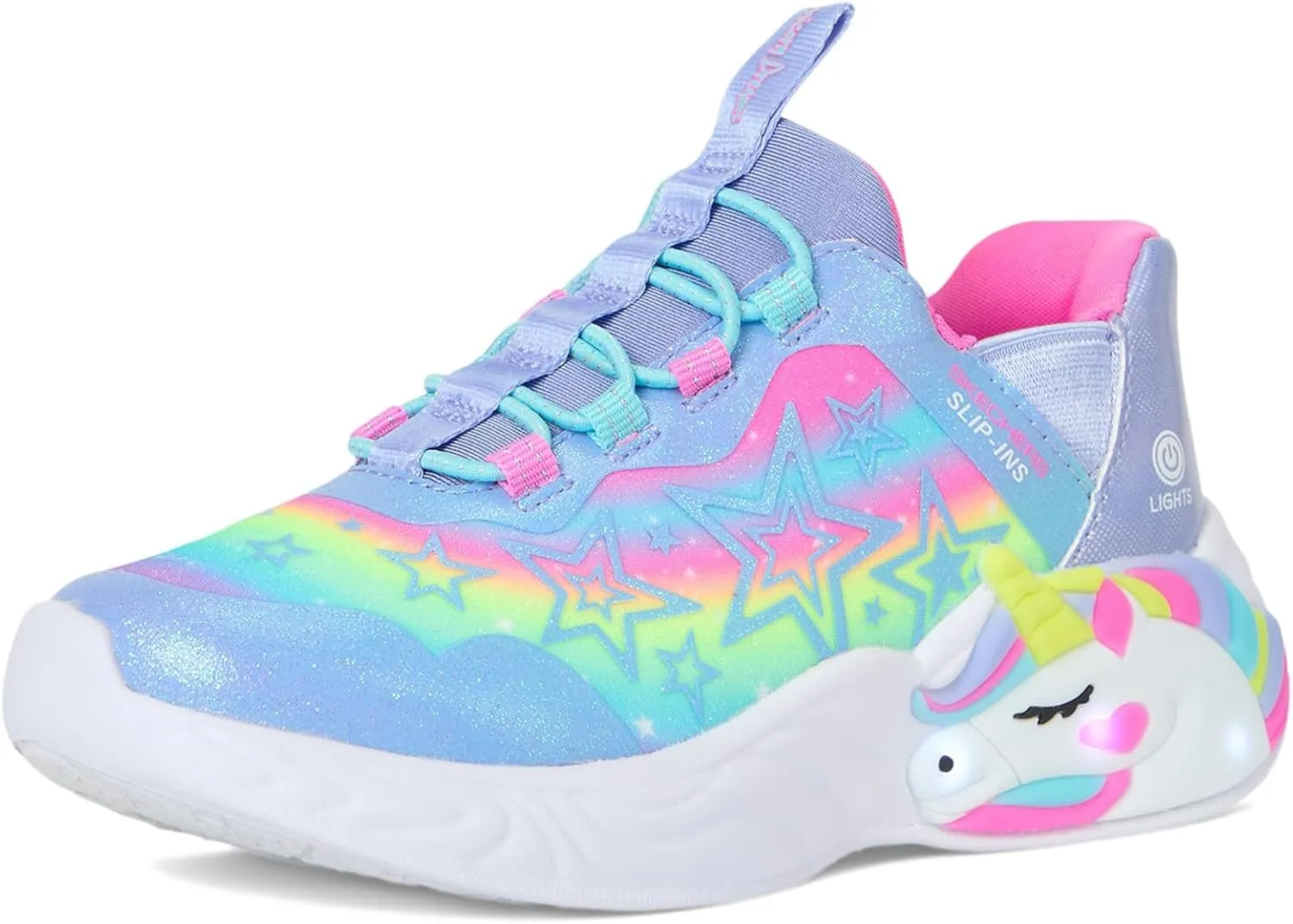 Skechers Girl's Unicorn Dreams-Starry Lite Sneaker