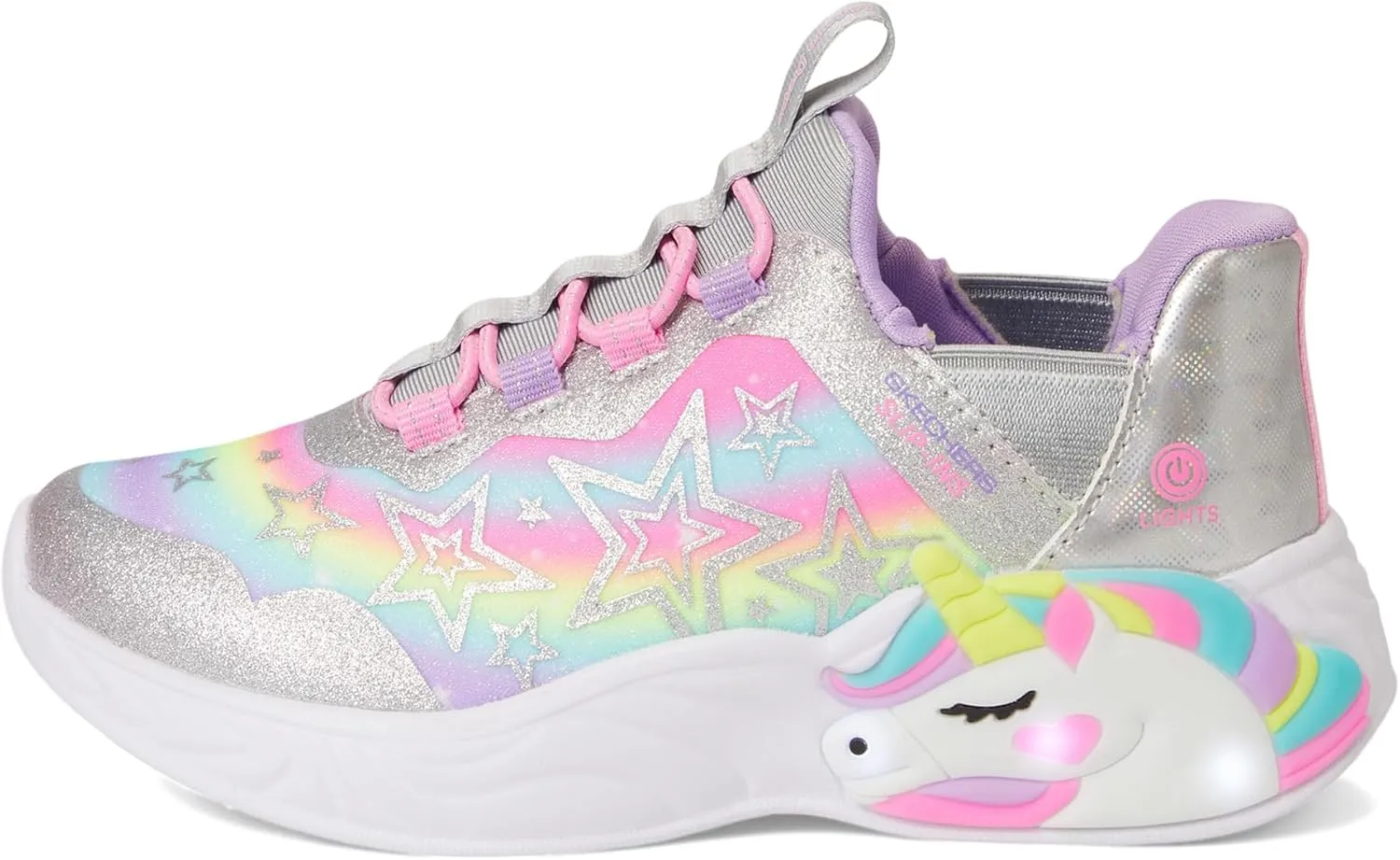 Skechers Girl's Unicorn Dreams-Starry Lite Sneaker