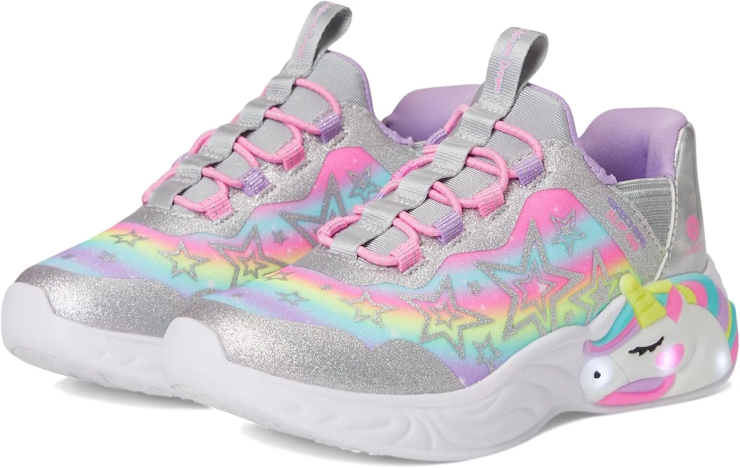 Skechers Girl's Unicorn Dreams-Starry Lite Sneaker