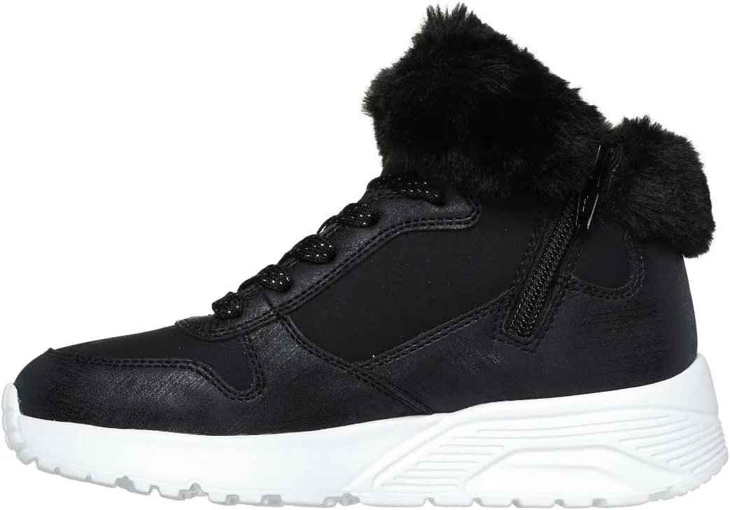 Skechers Girl's Uno Lite-Comfurt Collar Sneaker