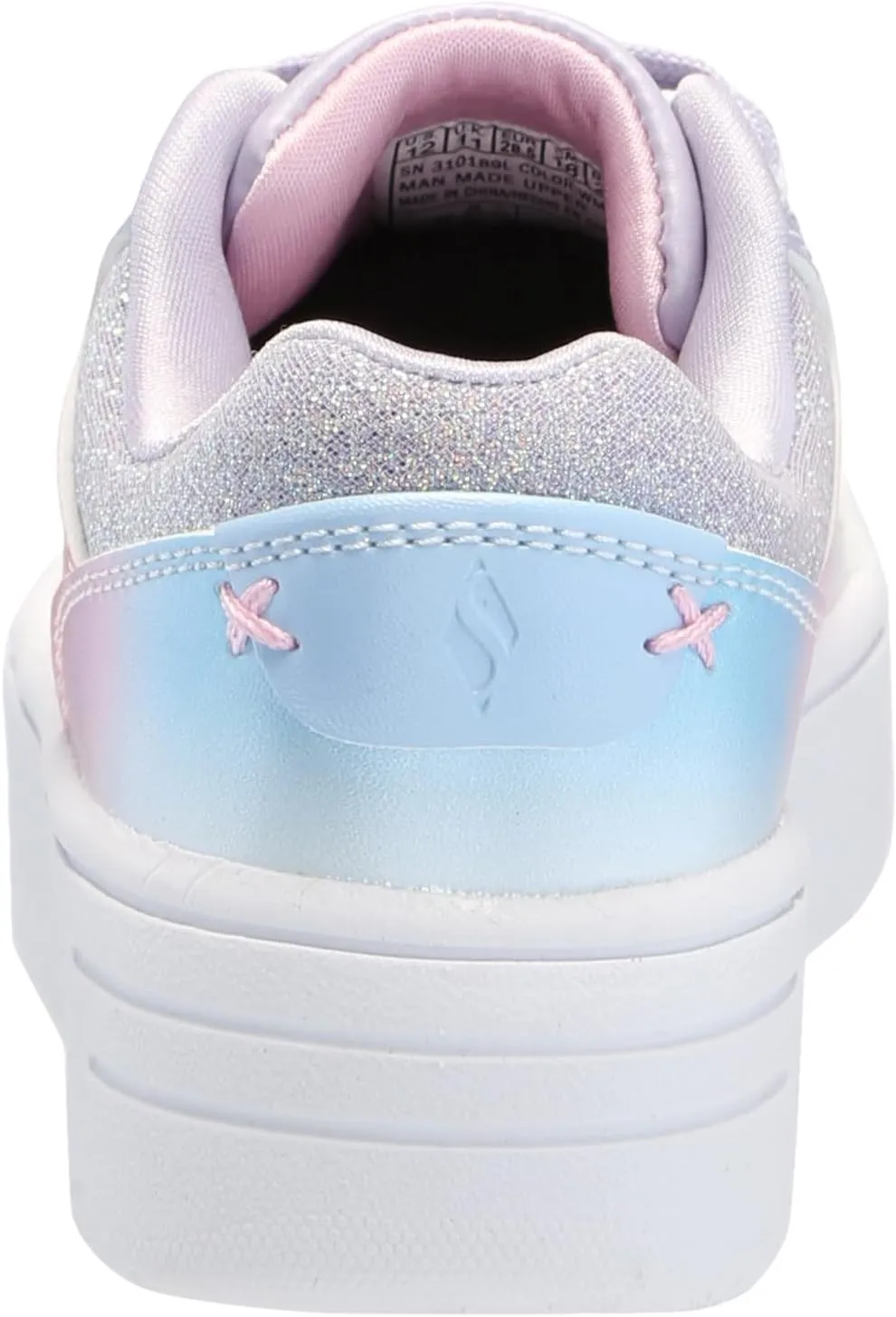 Skechers Kids' Court High-Ombre Oasis Sneaker