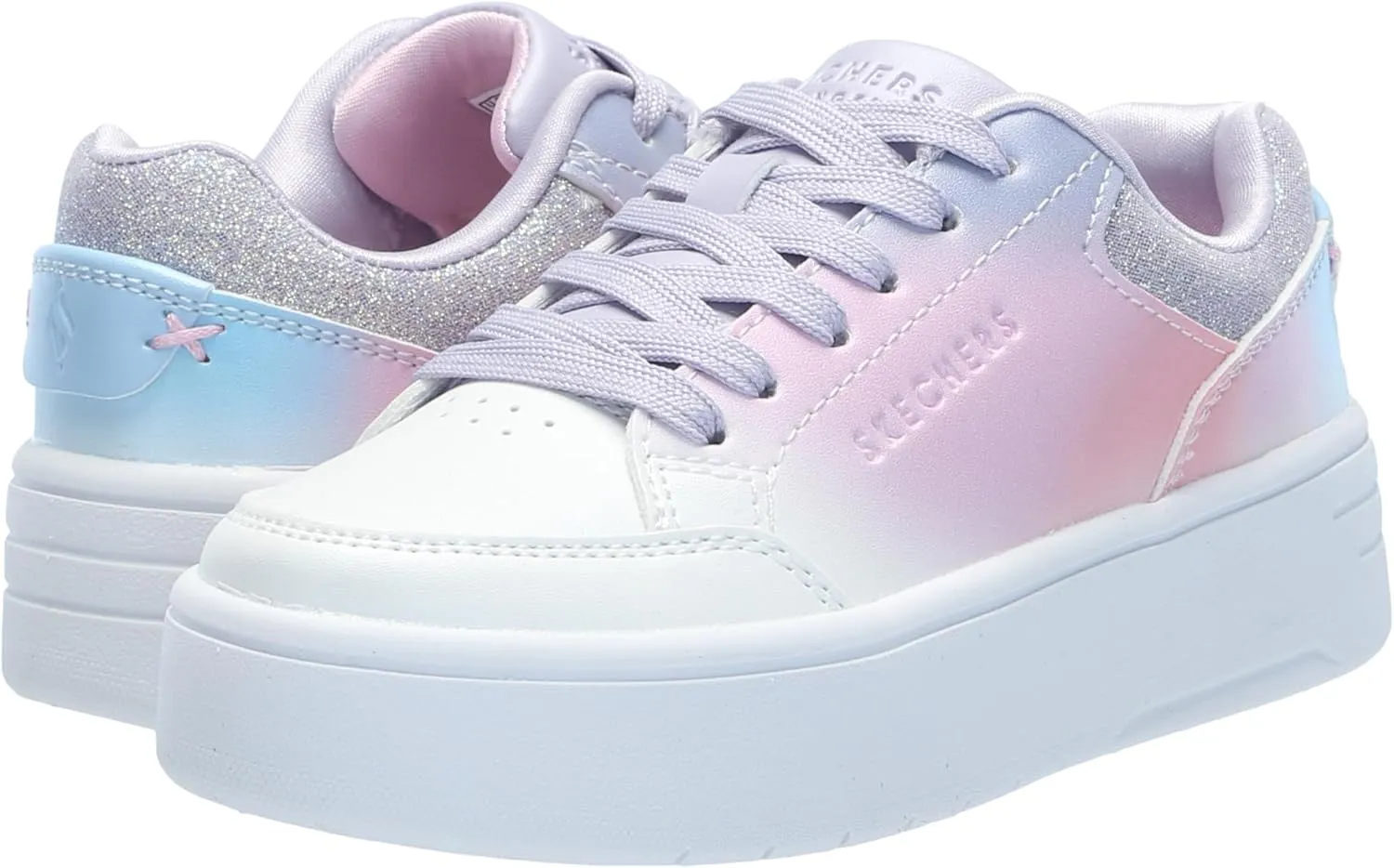 Skechers Kids' Court High-Ombre Oasis Sneaker