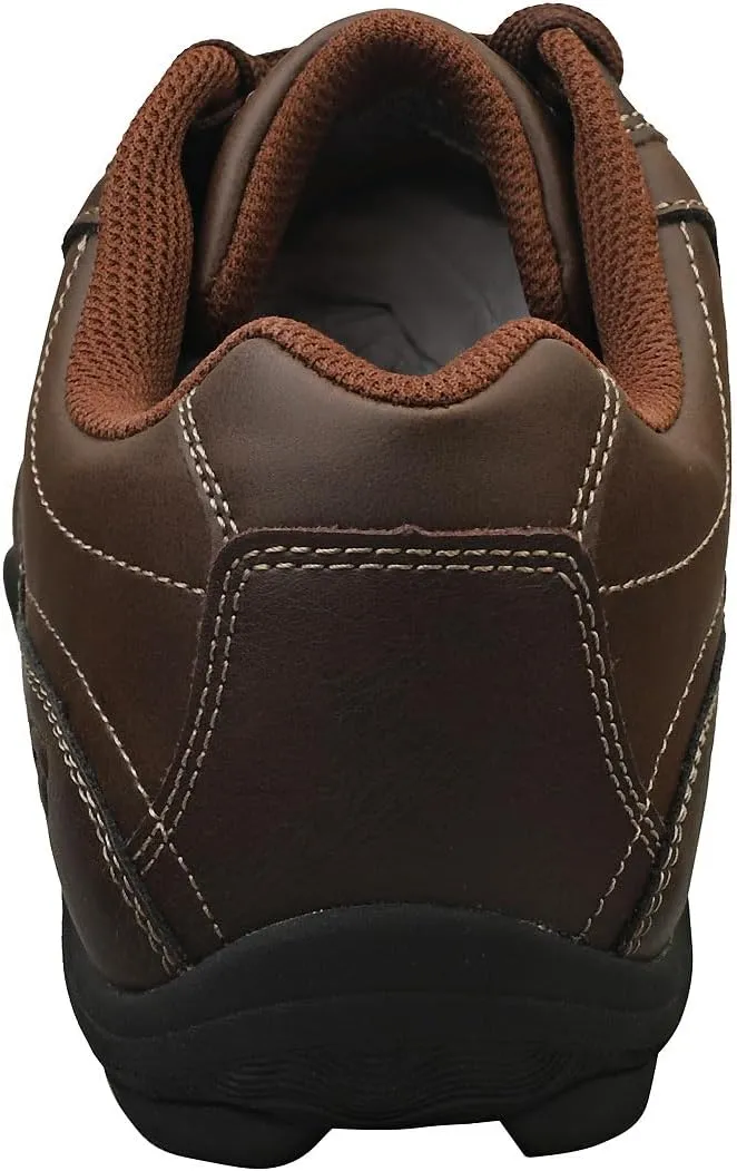 Skechers Marter Men's Life Change Lightweight Leather Trainers Brown