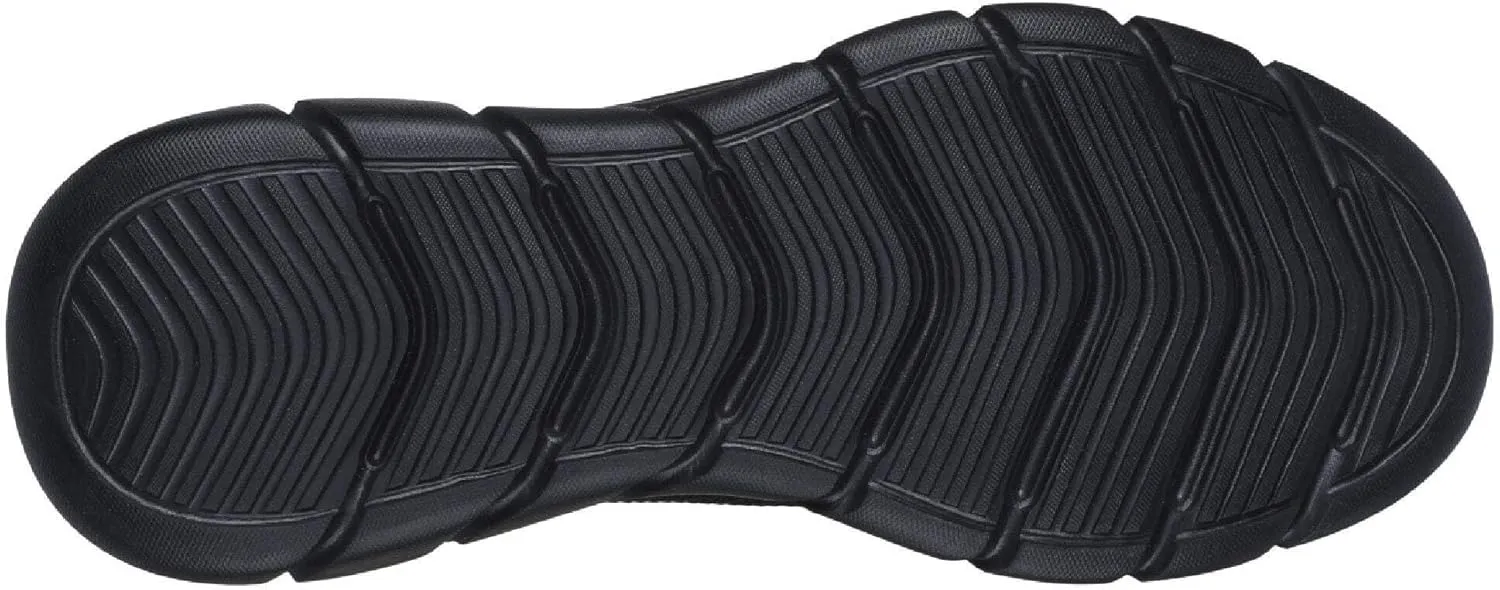 Skechers Men's Hands-Free Slip-ins Bobs B Flex Resilient Edge Trainers, Black Textile.