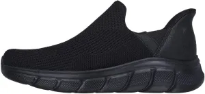 Skechers Men's Hands-Free Slip-ins Bobs B Flex Resilient Edge Trainers, Black Textile.