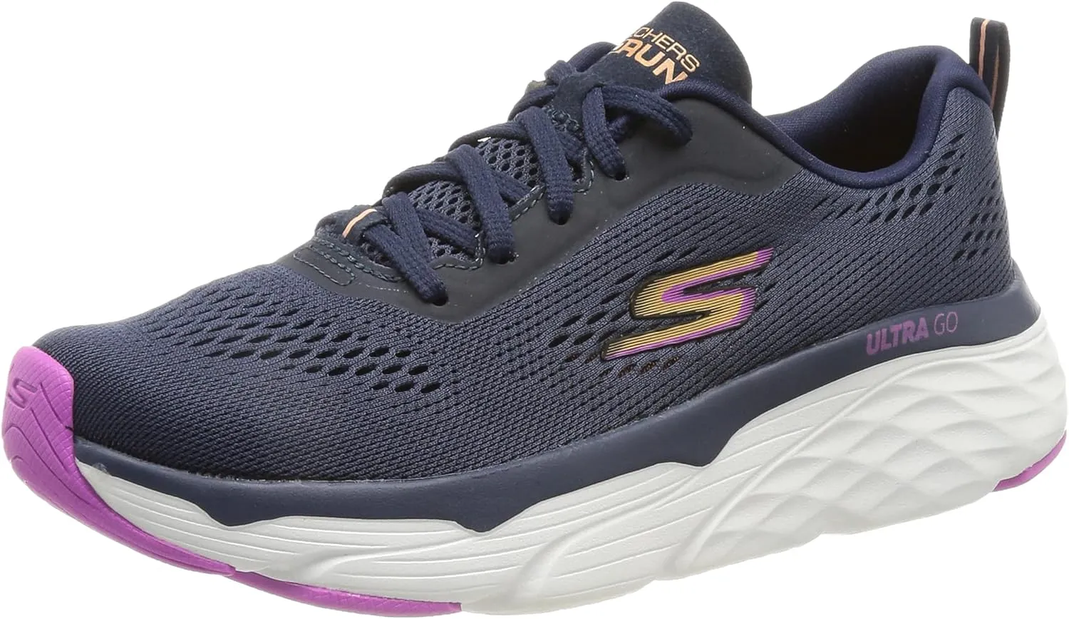 Skechers Women's Max Cushioning Elite-Destination Point Sneaker, 0