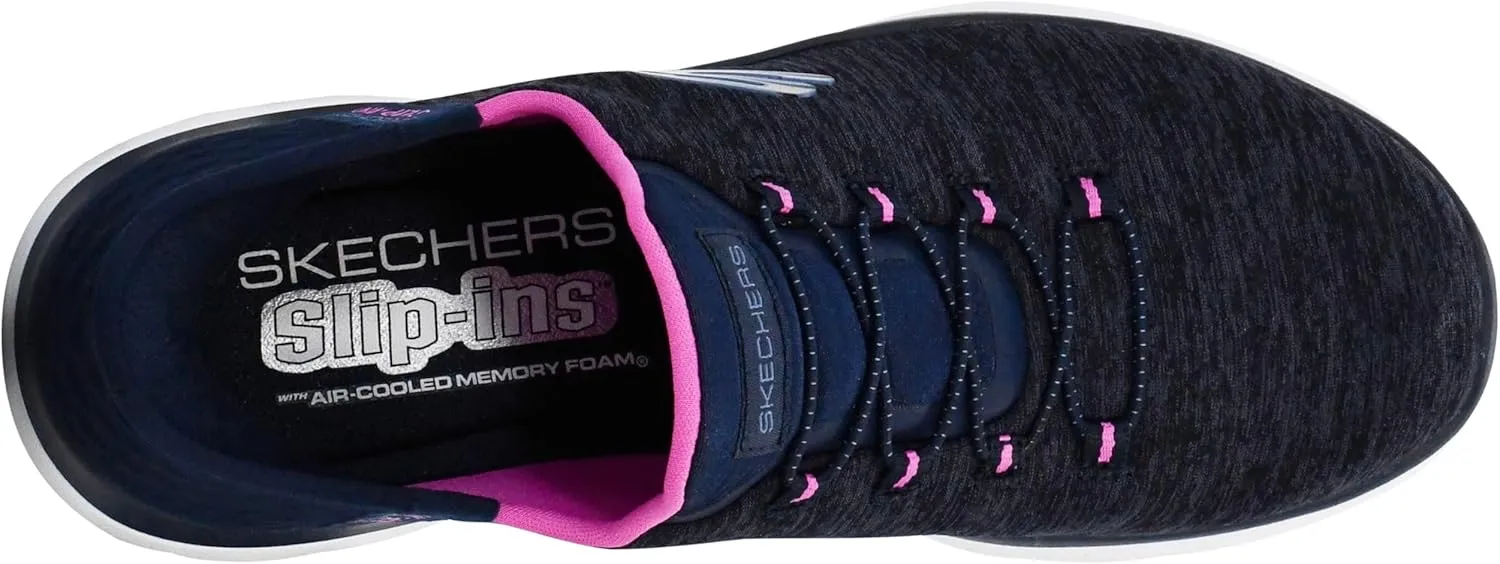 Skechers Women's Summits Hands-Free Slip-Ins – Memory Foam Insole, Heel Pillow, Vegan Materials Sneakers