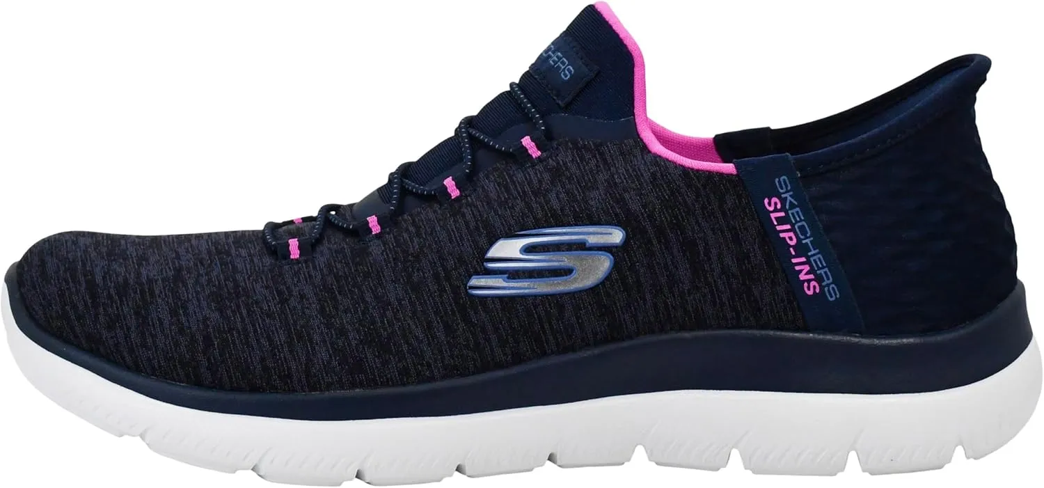 Skechers Women's Summits Hands-Free Slip-Ins – Memory Foam Insole, Heel Pillow, Vegan Materials Sneakers