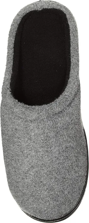 Skysole Boys Fleece Clog Slipper with Rugged Outsole