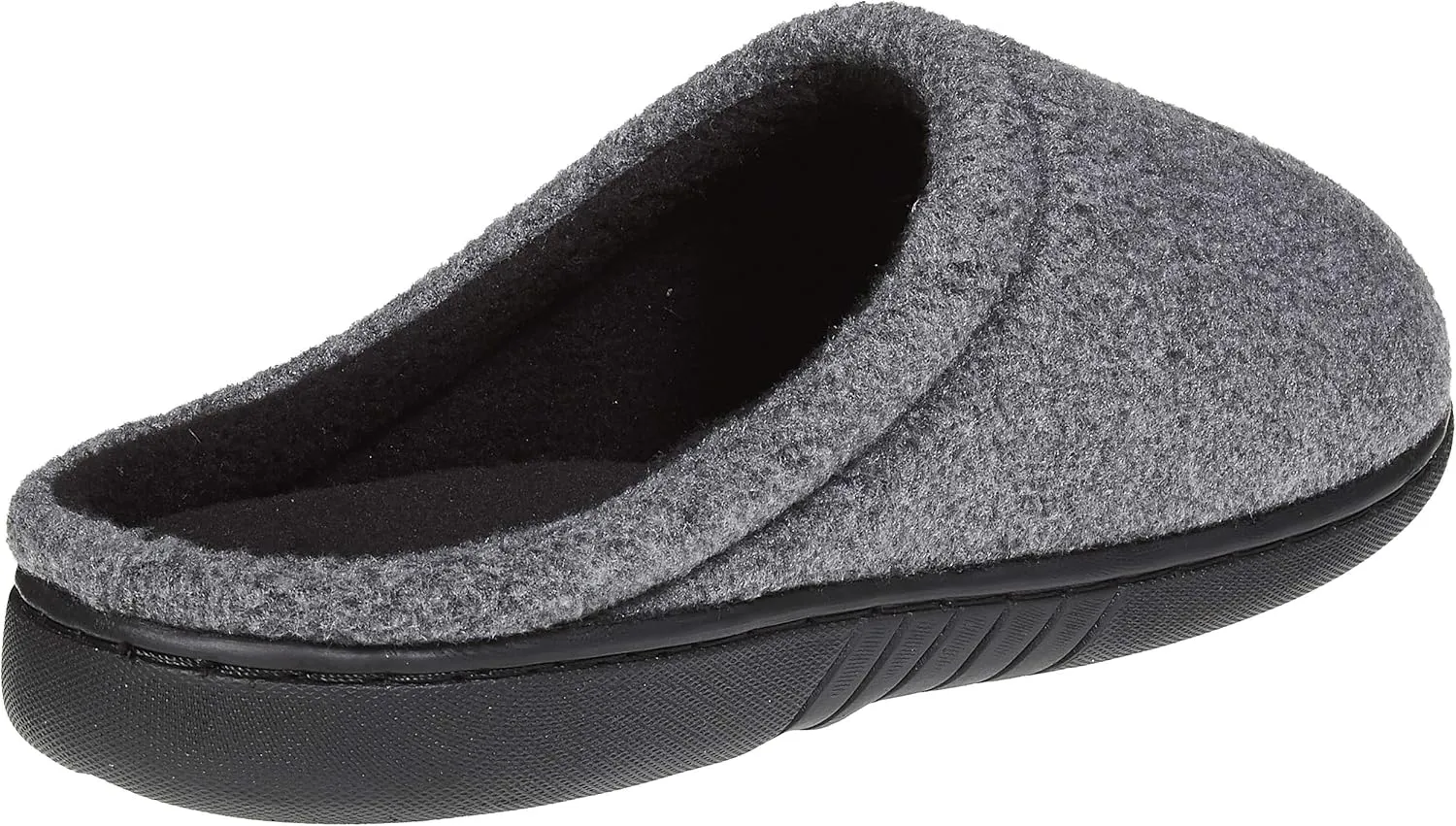 Skysole Boys Fleece Clog Slipper with Rugged Outsole