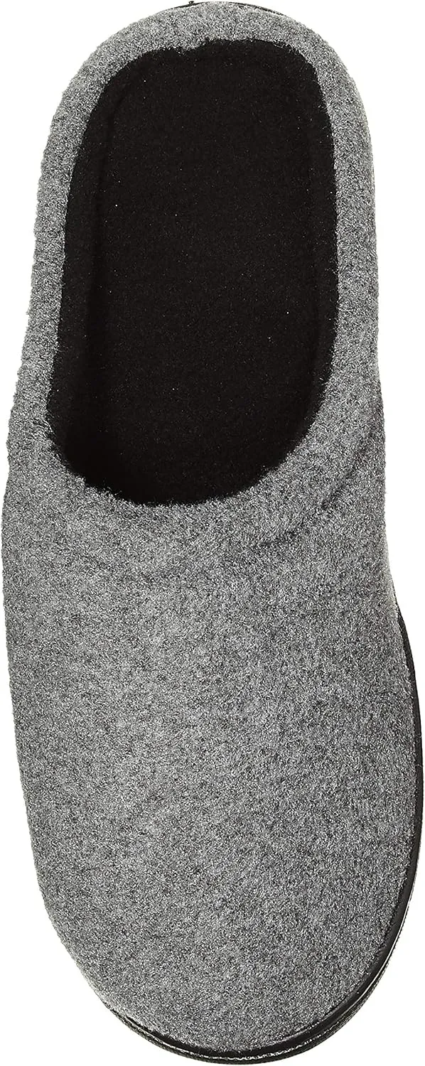 Skysole Boys Fleece Clog Slipper with Rugged Outsole