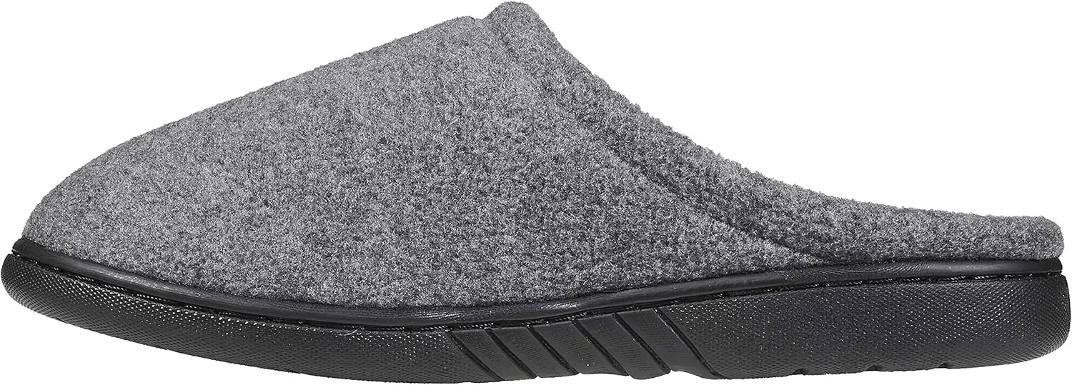 Skysole Boys Fleece Clog Slipper with Rugged Outsole