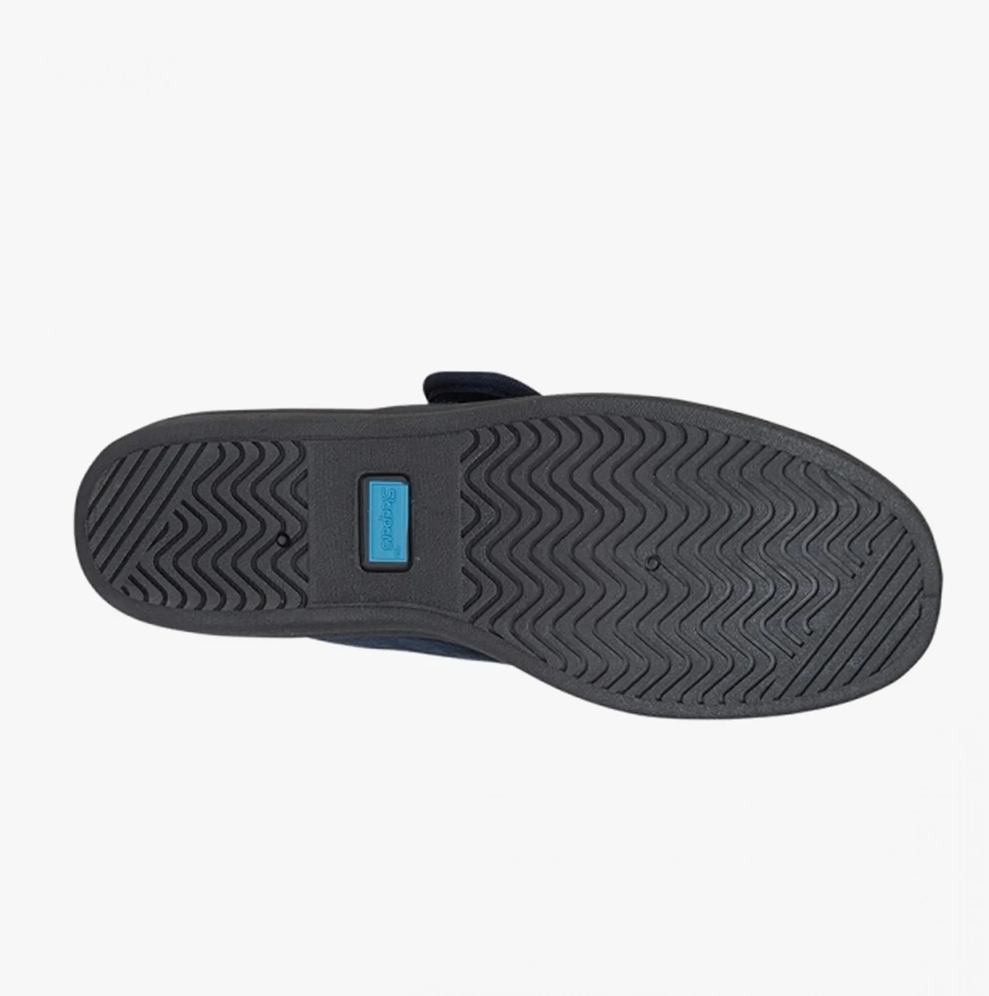 Sleepers JOHNNY Navy Microfibre Adult Touch Fastening Slipper