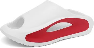 Slides Sandals for Men Women Open Toe Slide Platform Slippers Summer Anti-Slip Beach Shower Shoes Anti Collision Thick Sole