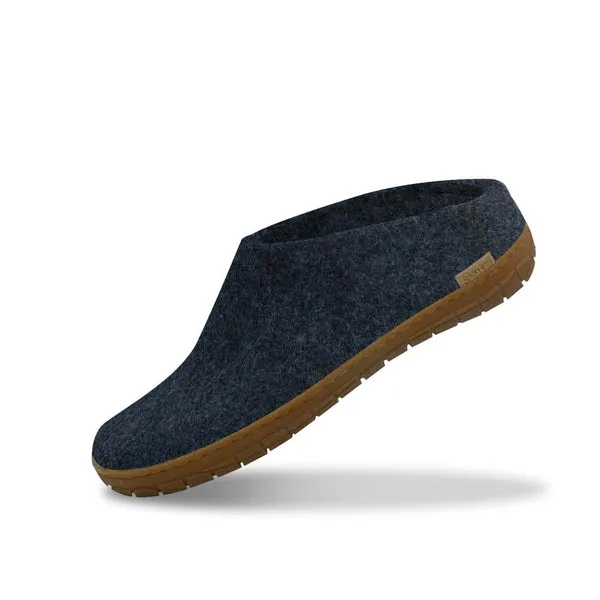 Slip-On with Natural Rubber Sole - Denim/Honey