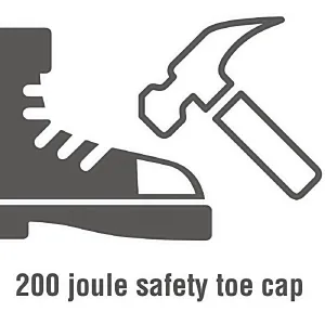 Slipbuster Safety Lace Up Black 44