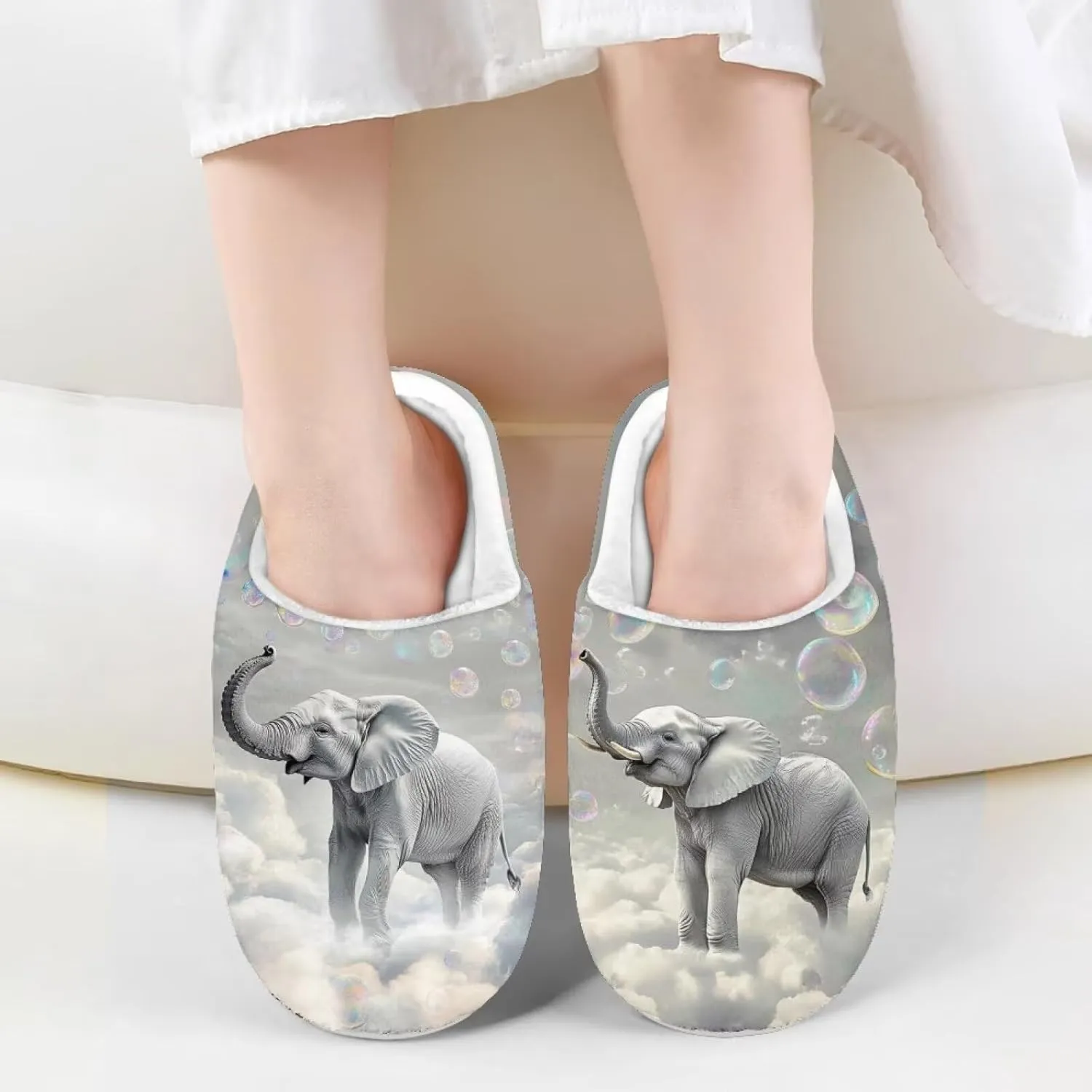 Slipper for Girls Kids Size 9-15 Boys Winter Warm Fuzzy Home Slipper Bedroom Cotton Slipper