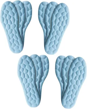 Sneakers Insoles 6 Pairs High Elastic Nonslip Breathable Arch Support for Men Women