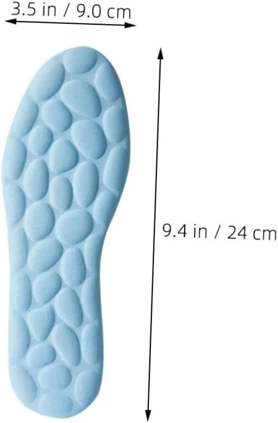 Sneakers Insoles 6 Pairs High Elastic Nonslip Breathable Arch Support for Men Women