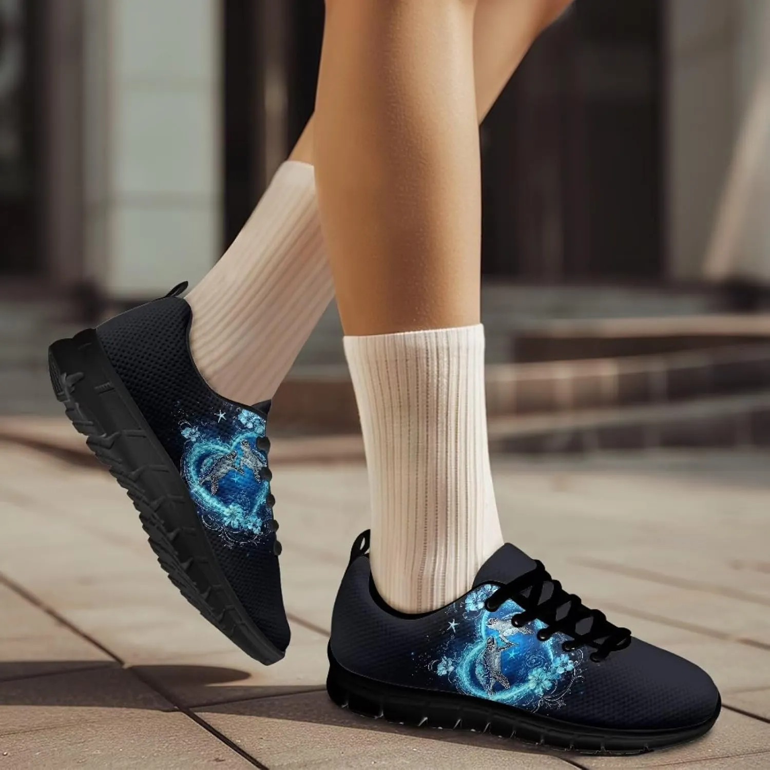Sneakers Walking Lace-Up Comfortable Sneakers Workout Sport Work Casual Tennis Shoes