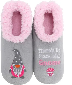 Snoozies Pairable Slipper Socks - Funny House Slippers for Women, Non-Slip Fuzzy Slipper Socks