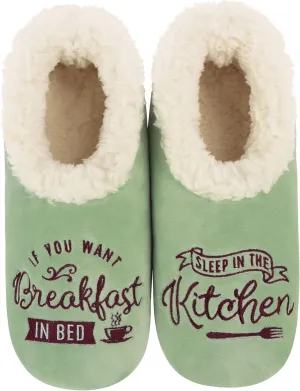 Snoozies Pairable Slipper Socks - Funny House Slippers for Women, Non-Slip Fuzzy Slipper Socks