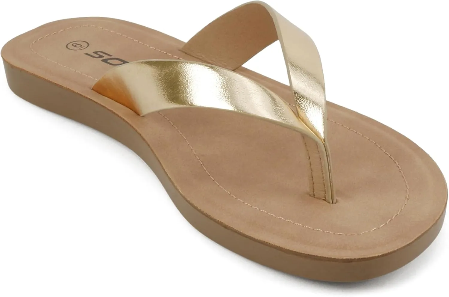 Soda Shoes Women Flip Flops Basic Plain Slippers Thongs Sandals Strap Casual Beach Ella-S