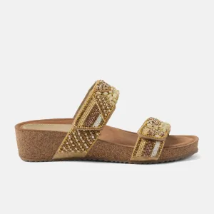 Sol Women's Slippers Leather Beige