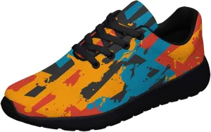 Sonzj-II Graffiti Shoes,Unisex Adult Cool Urban Funky Street Art Running Sneakers,Trippy Psychedelic Tennis Shoes