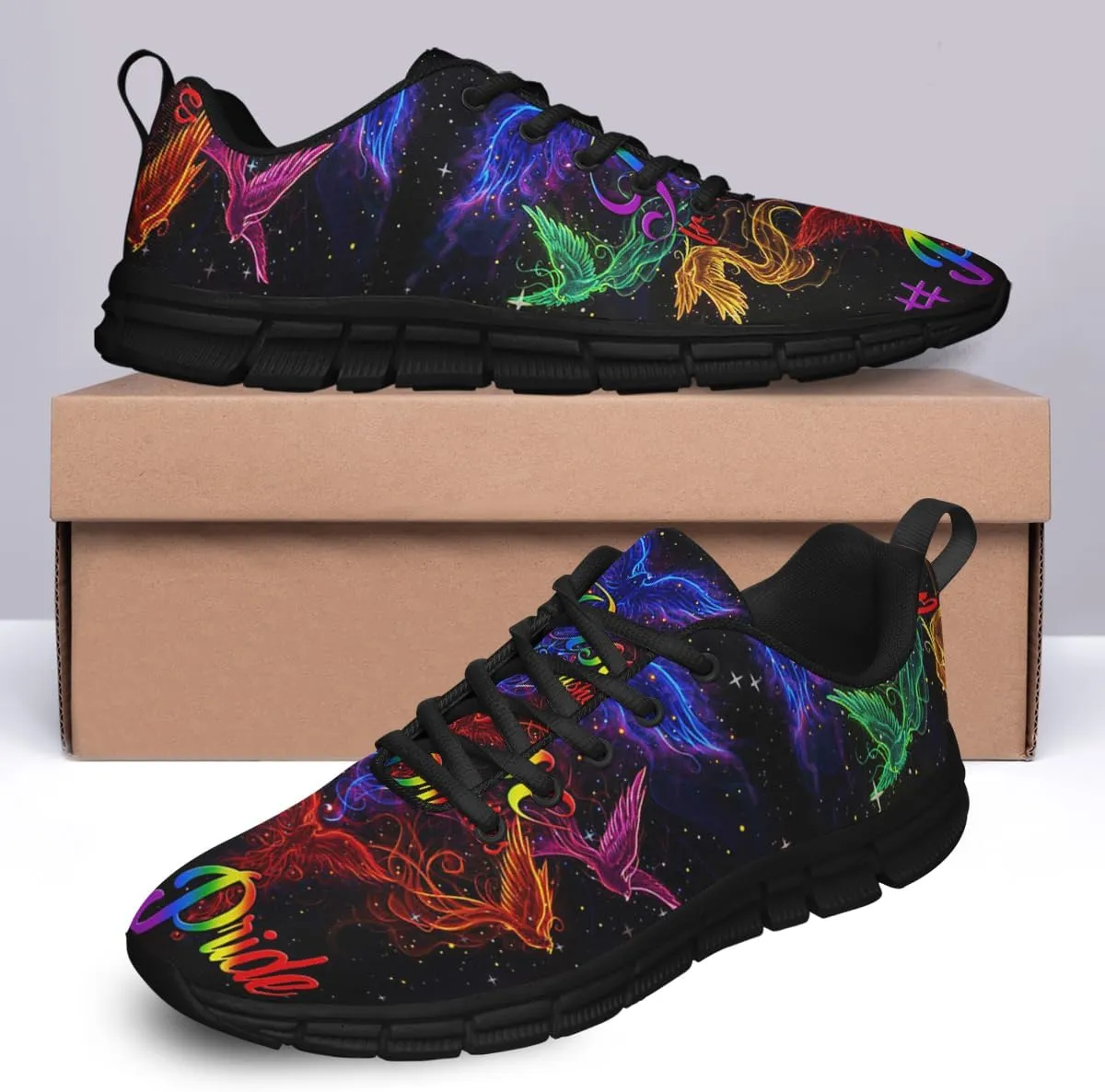 Sonzj-II Pride LGBT Running Jogging Shoes Women's Men's Lightweight Sneakers
