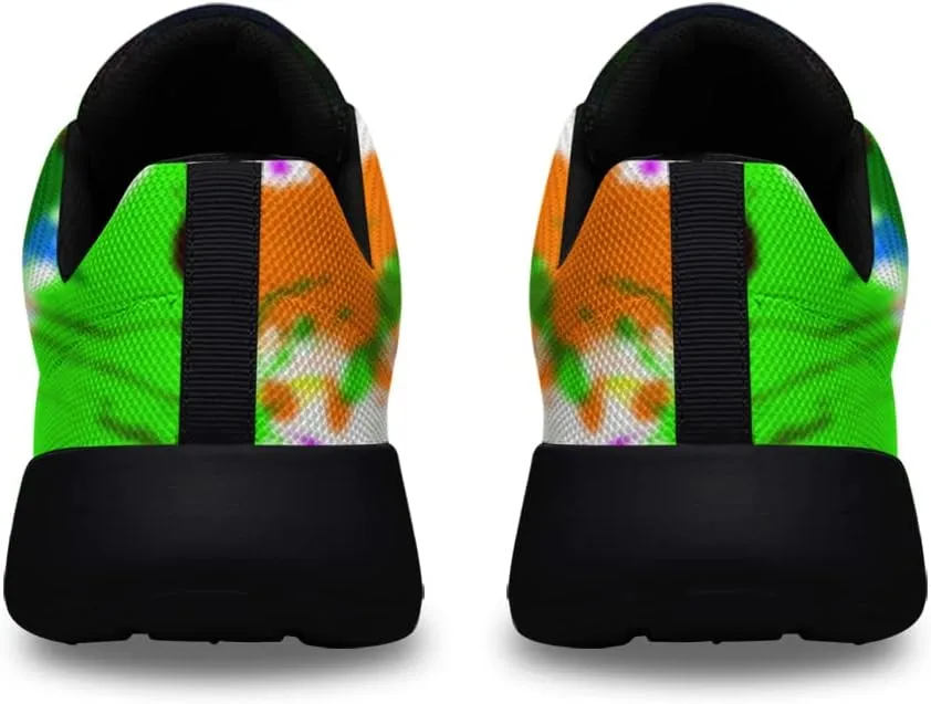 Sonzj-II Women Men Tennis Shoes,Athletic Fashion Neon Splatters with Paint Cool Sneaker for Girl,Boy,Gym,Walking,Hiking,Jogging,Running,Travel and More