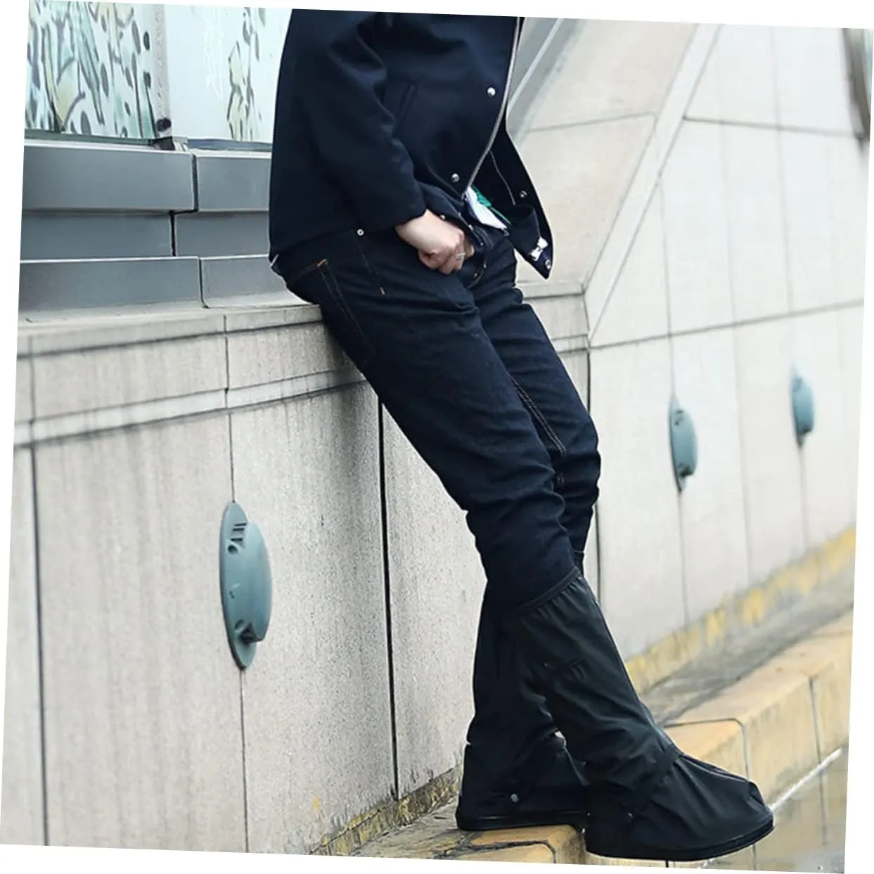 Sosoport Anti-Slip Shoe Cover Dirt Bike Cover for Scooter Accessories Cycle Waterproof Outdoor Rainproof