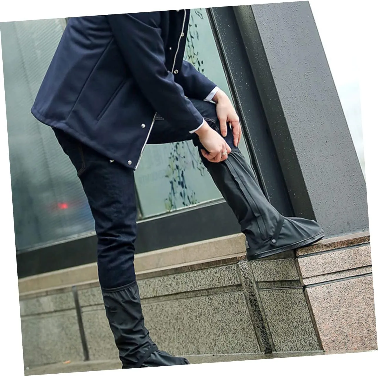Sosoport Anti-Slip Shoe Cover Dirt Bike Cover for Scooter Accessories Cycle Waterproof Outdoor Rainproof