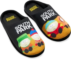South Park Men’s Mule Slippers, Non Slip Cosy House Shoes - Funny Gifts for Men
