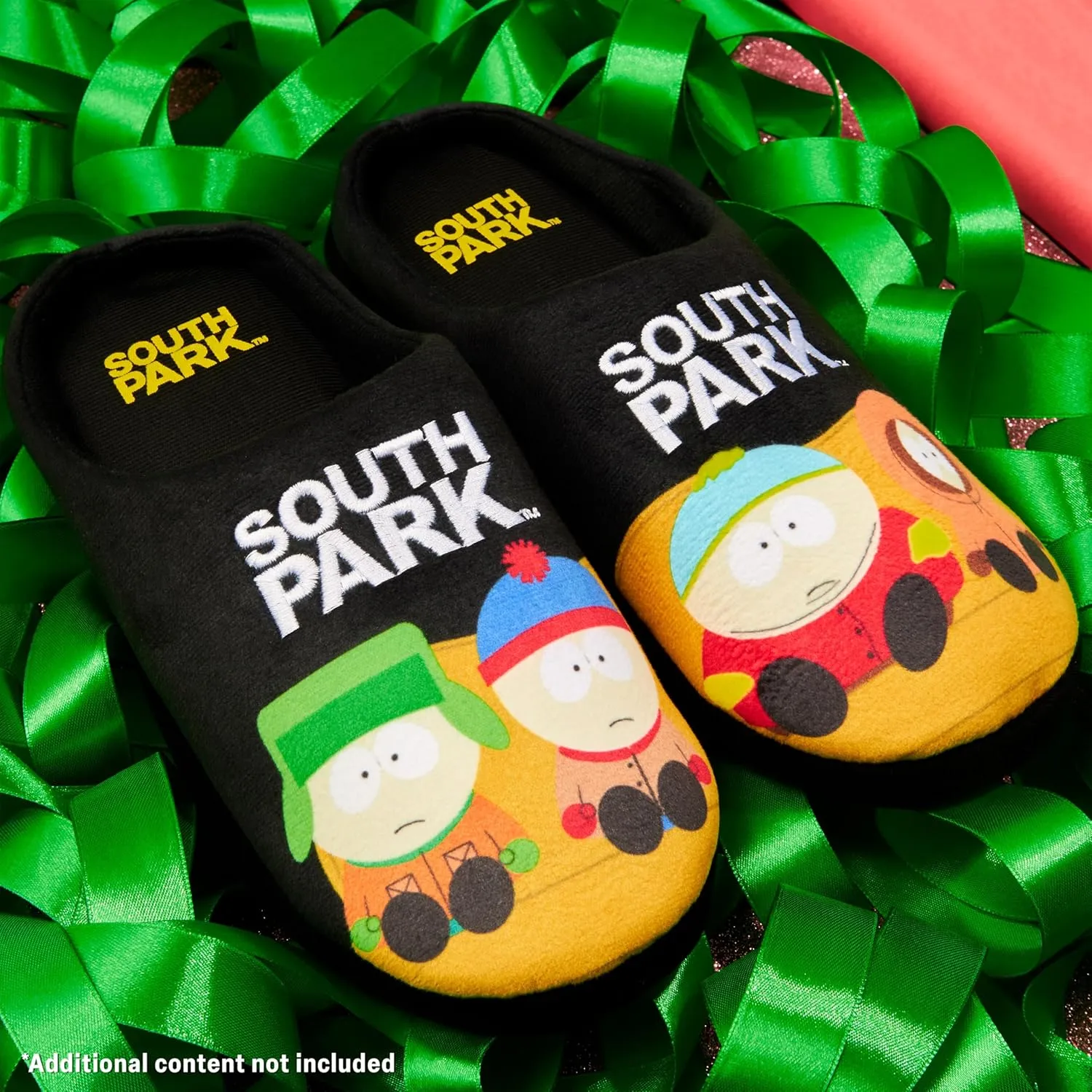 South Park Men’s Mule Slippers, Non Slip Cosy House Shoes - Funny Gifts for Men