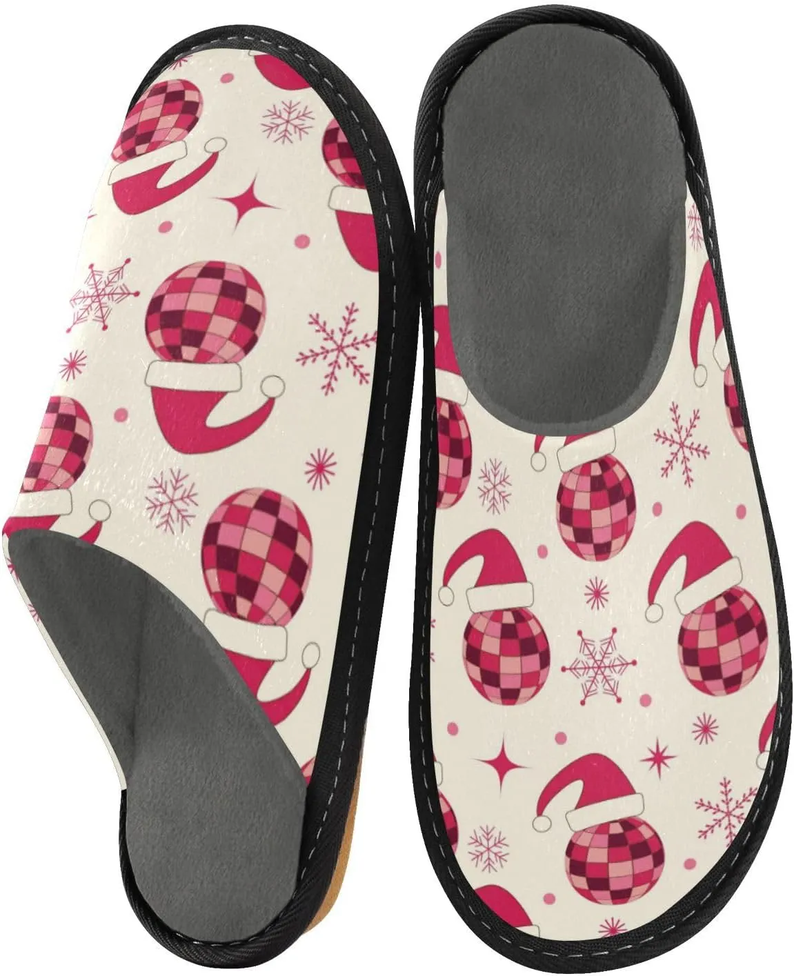 Spa Slippers Indoor House Fuzzy Slippers Soft Memory Foam Non-Slip Home Slipper Winter Shoes For Bedroom Hotel Travel 4-11