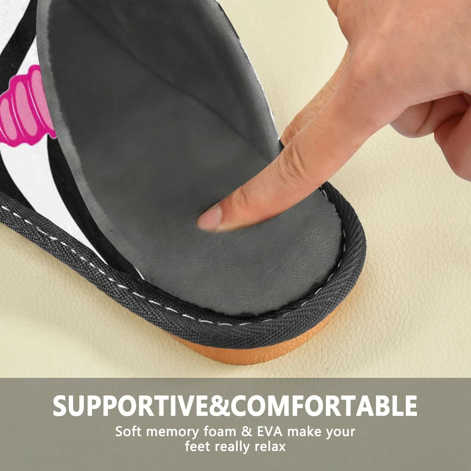 Spa Slippers Indoor House Fuzzy Slippers Soft Memory Foam Non-Slip Home Slipper Winter Shoes For Bedroom Hotel Travel 4-11