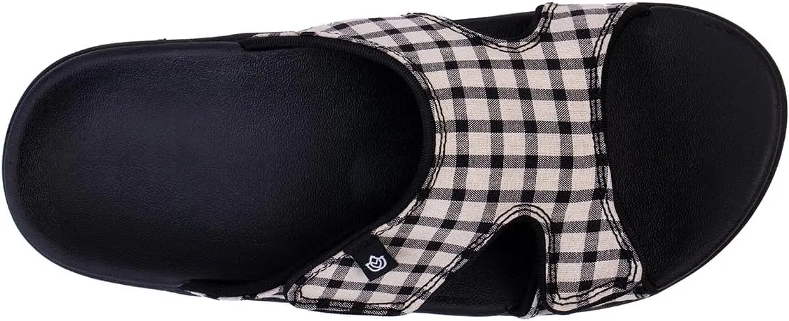 Spenco Women's Kholo Checkered Slide Sandal