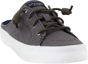 Sperry Crest Vibe Mule Canvas Grey 6 M (B)