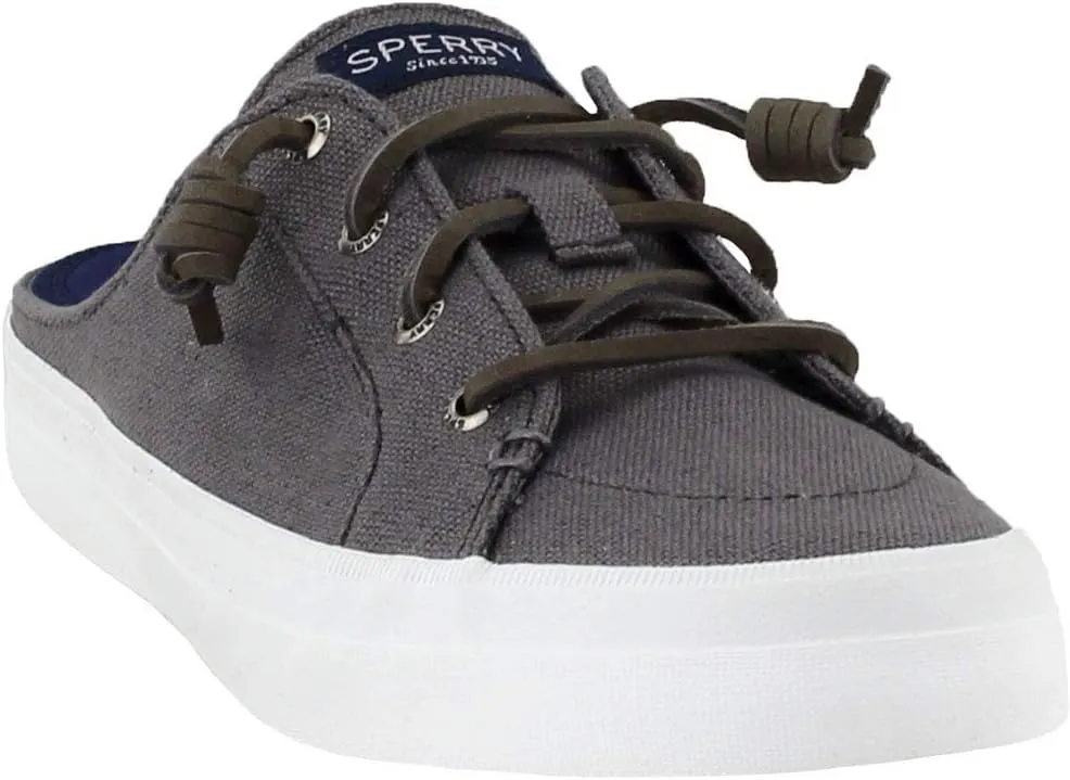 Sperry Crest Vibe Mule Canvas Grey 6 M (B)