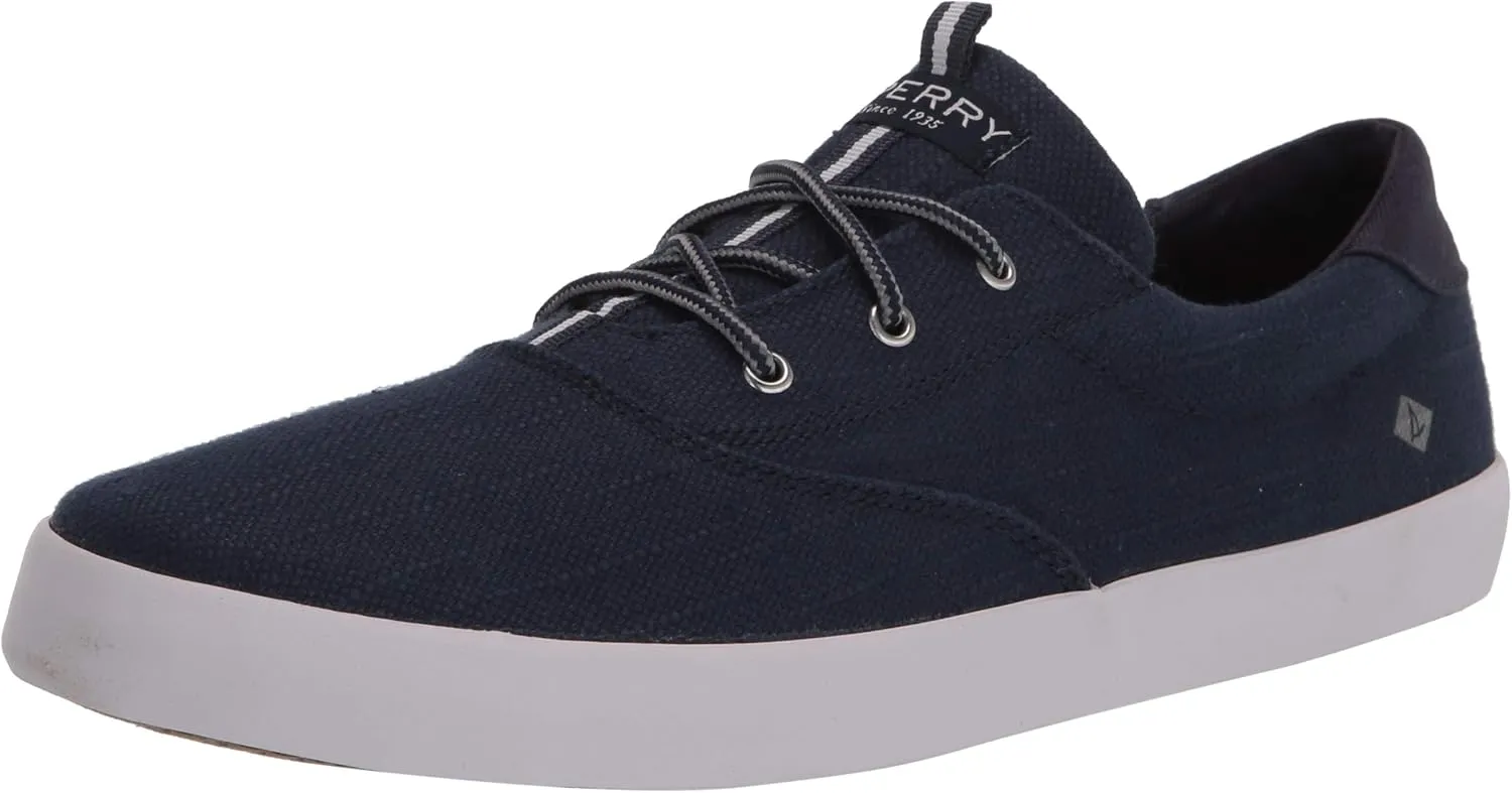 Sperry unisex child Spinnaker Washable Sneaker, Navy, 2.5 Big Kid US