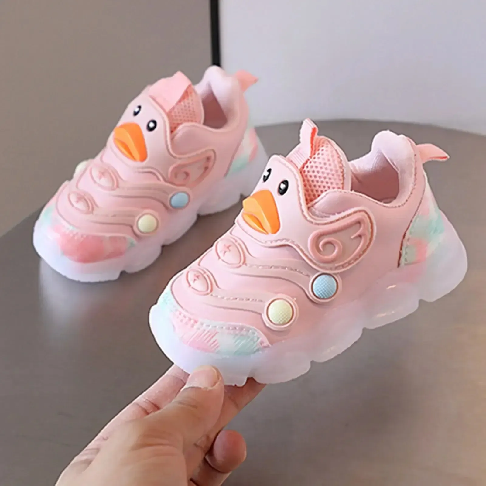 Spring Infants Breathable Led Shoes