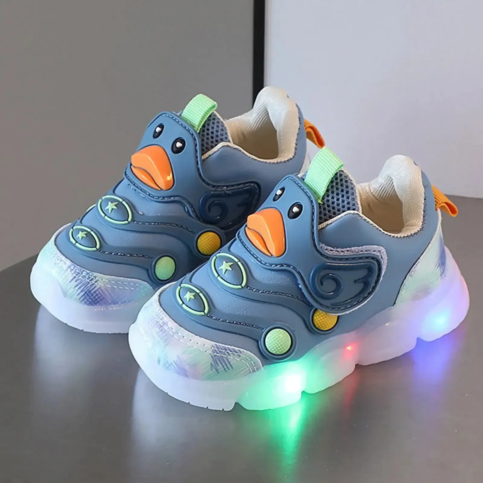 Spring Infants Breathable Led Shoes