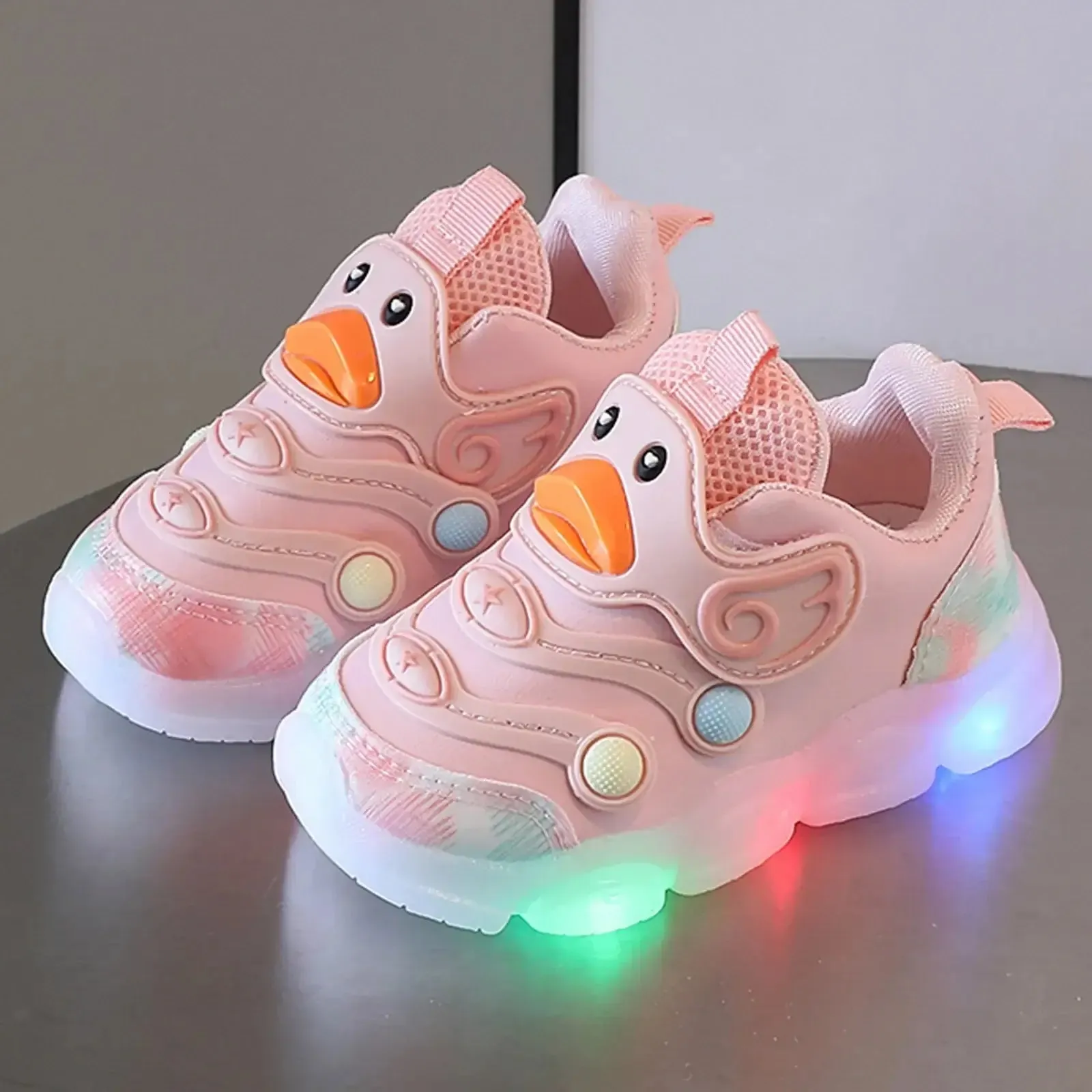Spring Infants Breathable Led Shoes