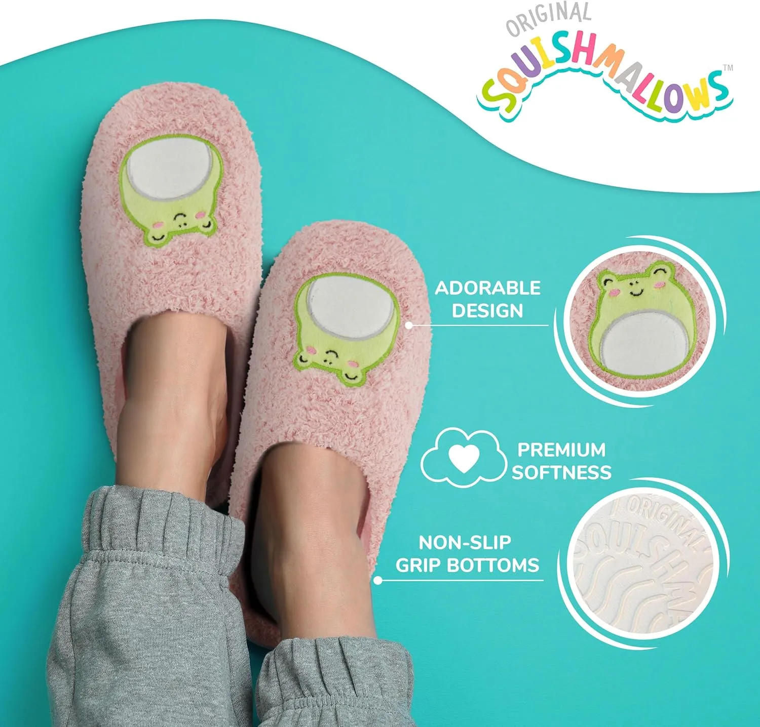 Squishmallows Kids Slippers and Womens Slippers Gifts for Women Extra Cozy Fuzzy House Slippers Slip On