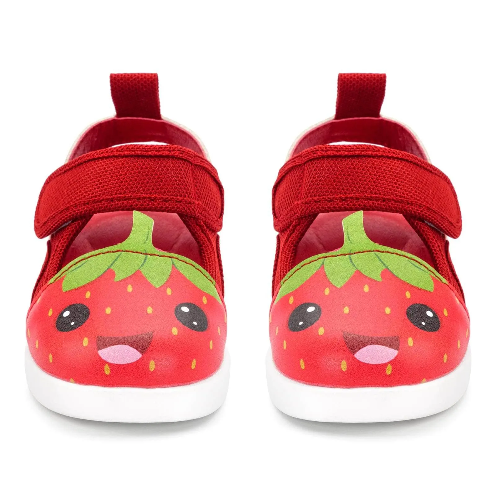 Strawberry Squeaky Toddler Sandals | Red