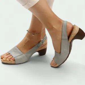 Strazoro | Low Heel Slingback Sandals for Women – Elegant & Supportive Fit