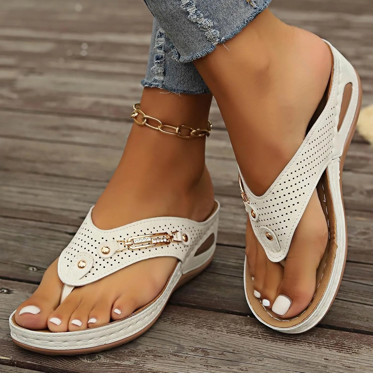 Summer Home Household Indoor Slip Thick Soled Women Slippers Womens Sandals Slides Outdoor Lifestyle Sandals Womens