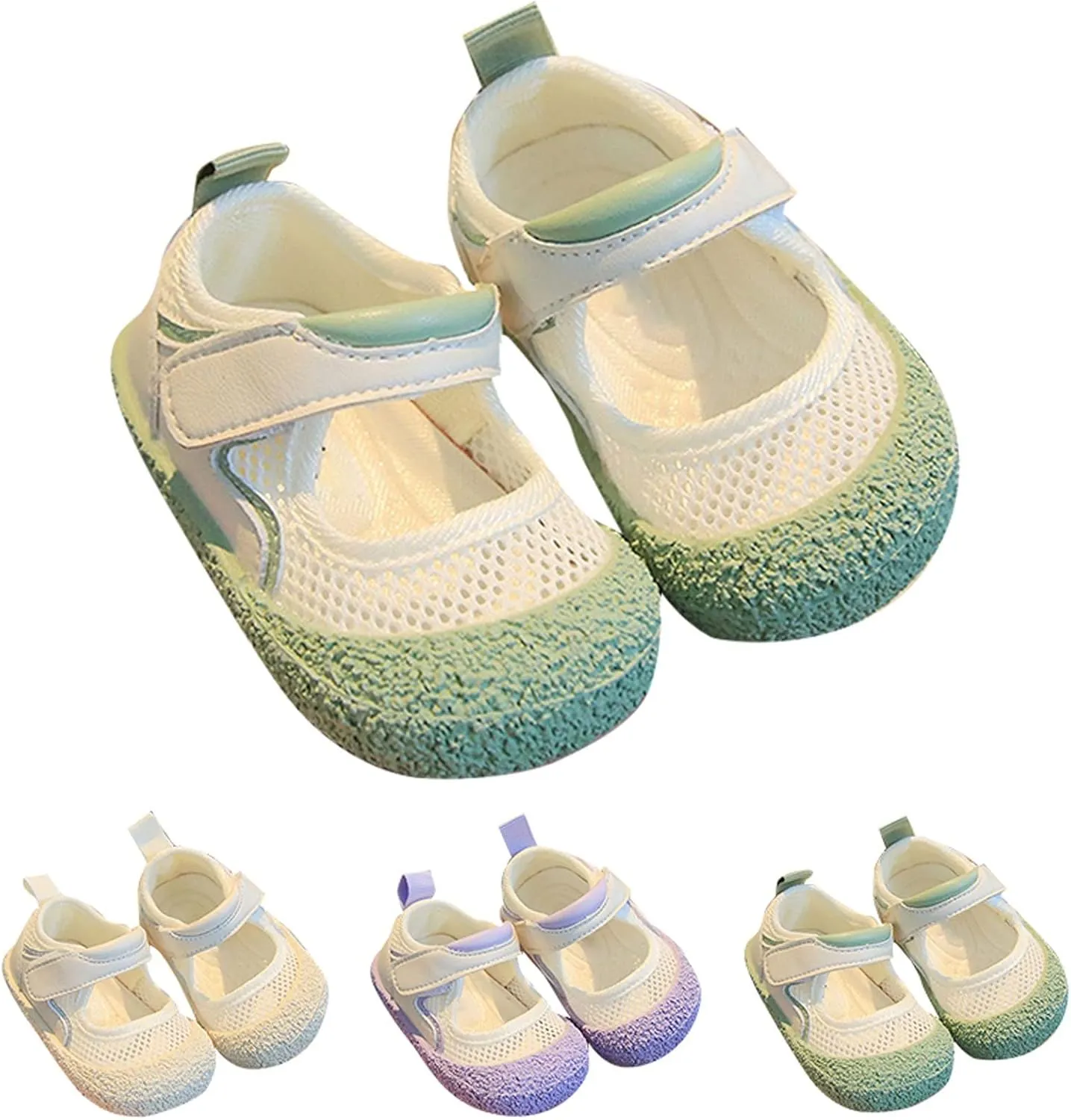 Summer New Mesh Breathable Non Slip Children's Casual Sports Shoes Girls Tennis Shoes Size 5